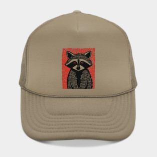 Raccoon Portrait | The Midnight Bandit Hat