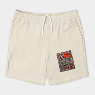 Linocut Robin | The First Sign of Spring Shorts