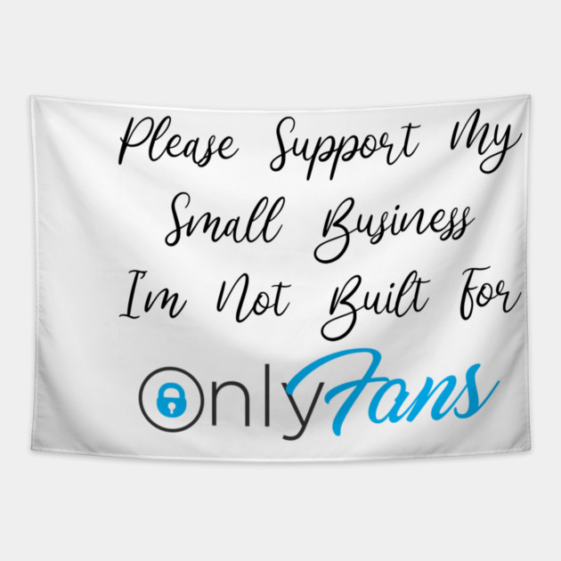 Not Built For OnlyFans Tapestry by Litehouse Tees