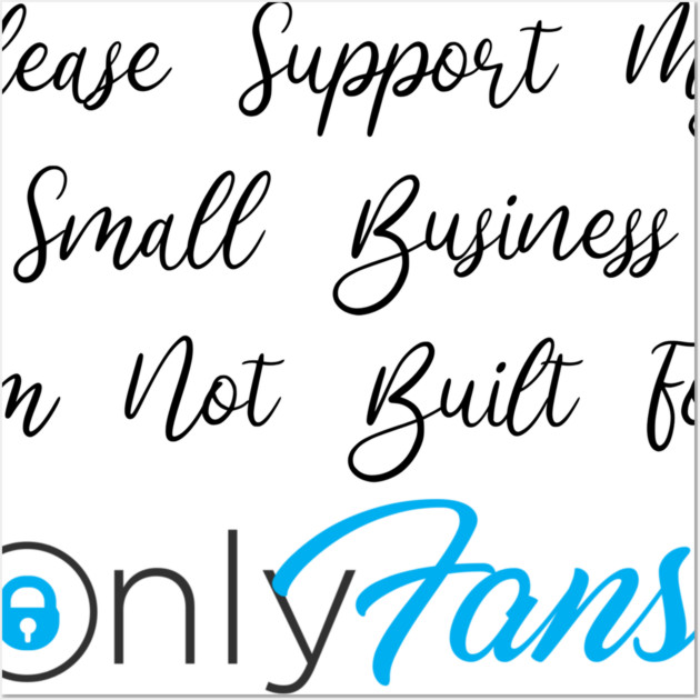 Not Built For OnlyFans Wall Art by Litehouse Tees