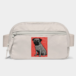Sad Pug | The Melancholy Curled Tail Bag