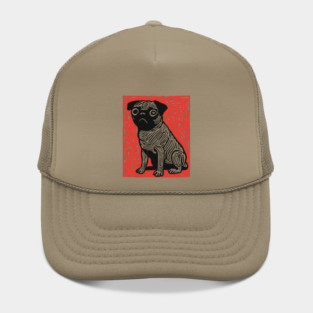Sad Pug | The Melancholy Curled Tail Hat