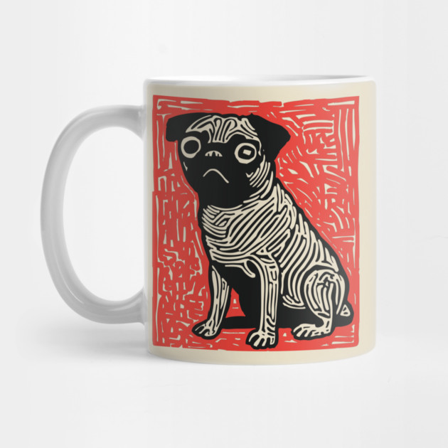 Sad Pug | The Melancholy Curled Tail by TuncGK