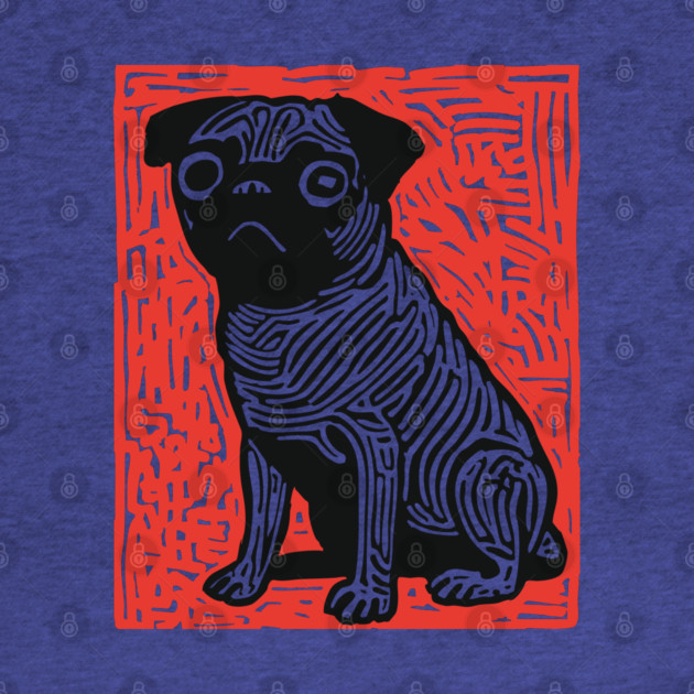 Sad Pug | The Melancholy Curled Tail by TuncGK