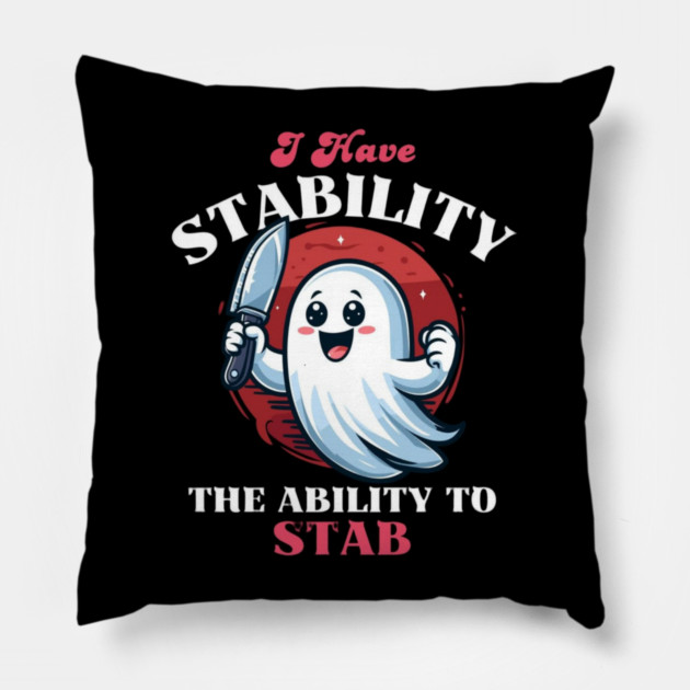 spooky season Pillow by Graphic tees