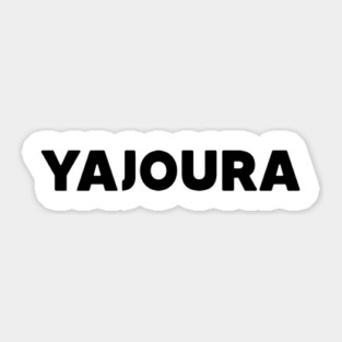 YAJOURA Networking Sticker