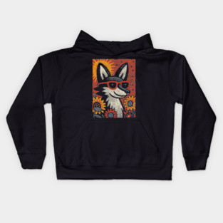 Scholarly Jackal | Anubis the Scribe Kids Hoodie