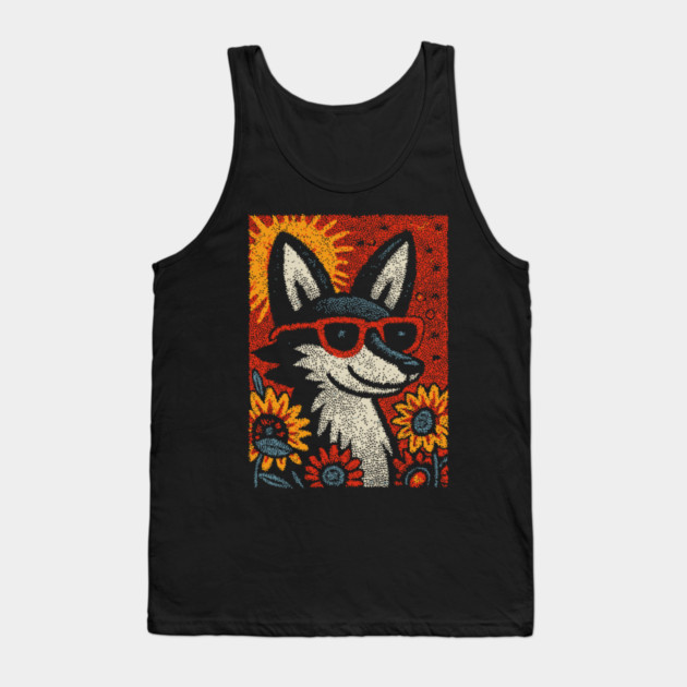 Scholarly Jackal | Anubis the Scribe Tank Top by TuncGK