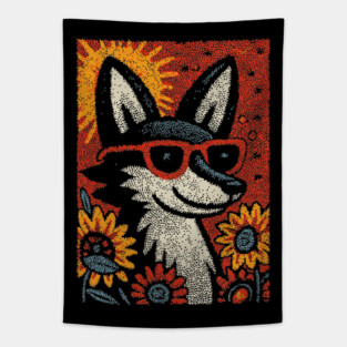Scholarly Jackal | Anubis the Scribe Tapestry