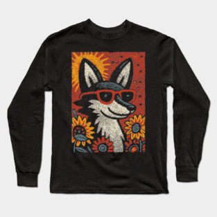 Scholarly Jackal | Anubis the Scribe Long Sleeve T-Shirt