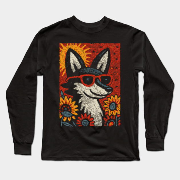Scholarly Jackal | Anubis the Scribe Long Sleeve T-Shirt by TuncGK