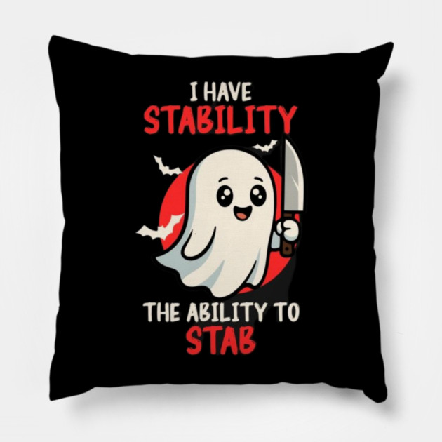 spooky season Pillow by Graphic tees