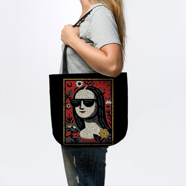 Folk Art Mona Lisa | World Art Day Portrait by TuncGK