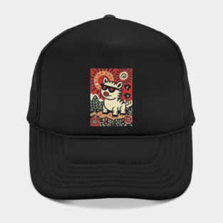 Punk Rock Pig | The Rebellious Farm Animal Hat