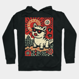 Punk Rock Pig | The Rebellious Farm Animal Hoodie
