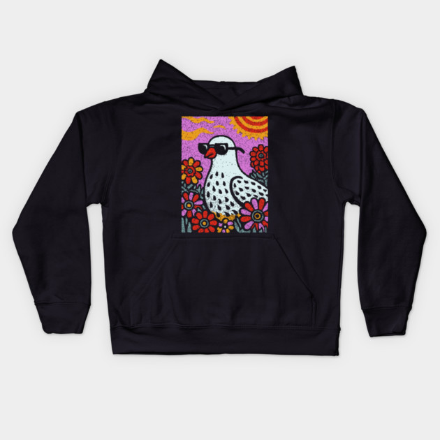 Pop Art Pigeon | The Urban Bird Graphic Kids Hoodie by TuncGK