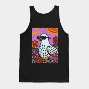 Pop Art Pigeon | The Urban Bird Graphic Tank Top
