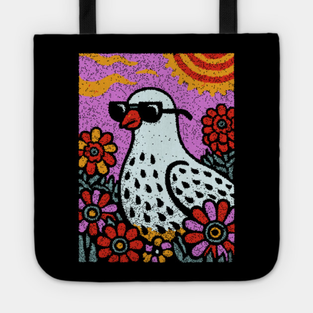 Pop Art Pigeon | The Urban Bird Graphic Tote by TuncGK