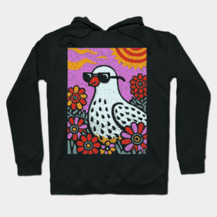 Pop Art Pigeon | The Urban Bird Graphic Hoodie