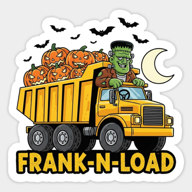 Frank-N-Load – Pumpkin Hauler Magnet by Designed By Marty