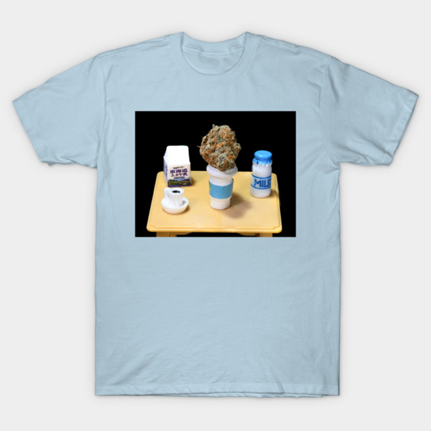 Coffee and Cannabis - Weed Design T-Shirt by MrGreenGenes420