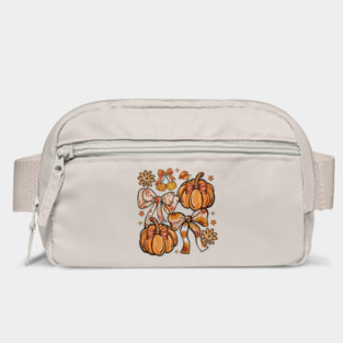 Fall Floral Pumpkin Coquette – Autumn Bow Aesthetic Bag