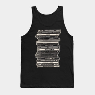 90s Hip Hop Classic CD Stack Tank Top