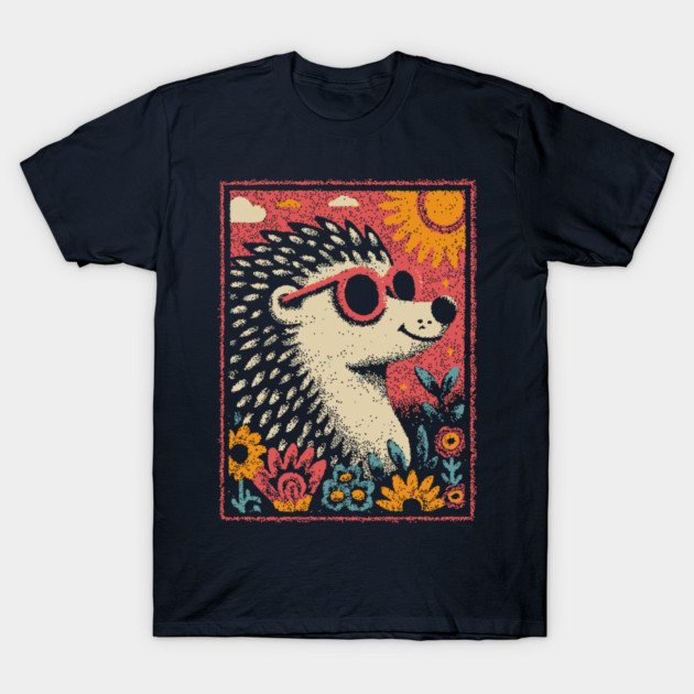 Gentle Porcupine | The Huggable Quilled Friend T-Shirt by TuncGK