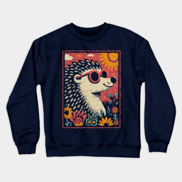Gentle Porcupine | The Huggable Quilled Friend Crewneck Sweatshirt by TuncGK