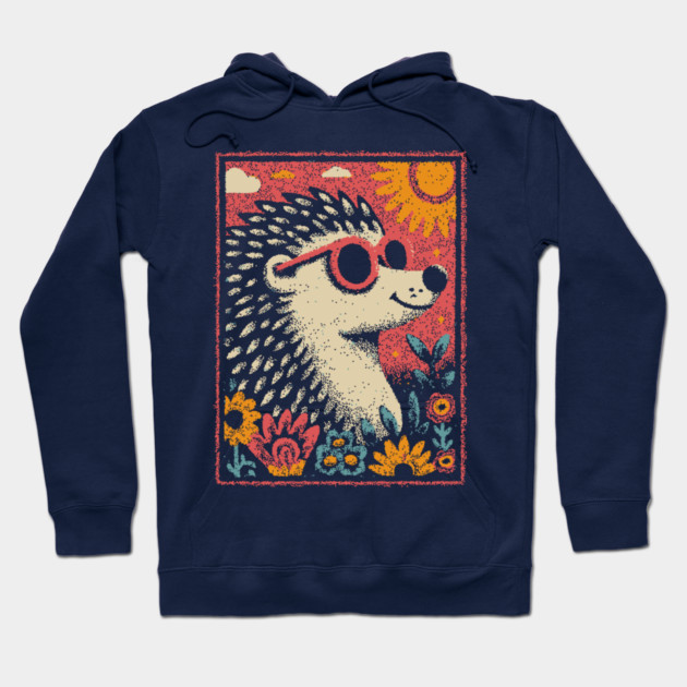 Gentle Porcupine | The Huggable Quilled Friend Hoodie by TuncGK