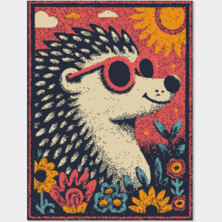 Gentle Porcupine | The Huggable Quilled Friend Posters and Art