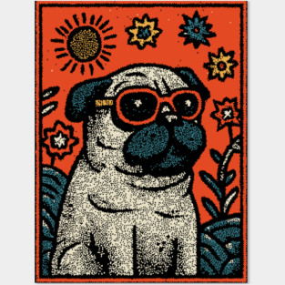 Dapper Pug | The Sophisticated Canine Posters and Art