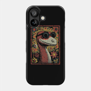 Whimsical Raptor | The Friendly Cretaceous Character Phone Case