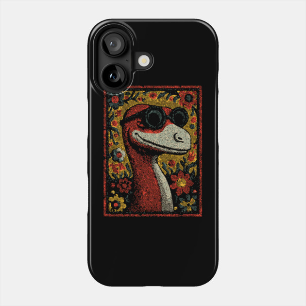 Whimsical Raptor | The Friendly Cretaceous Character Phone Case by TuncGK