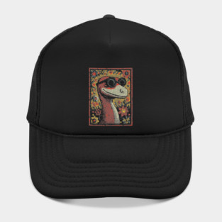 Whimsical Raptor | The Friendly Cretaceous Character Hat