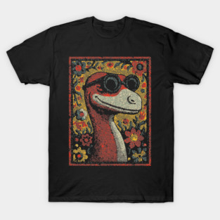 Whimsical Raptor | The Friendly Cretaceous Character T-Shirt