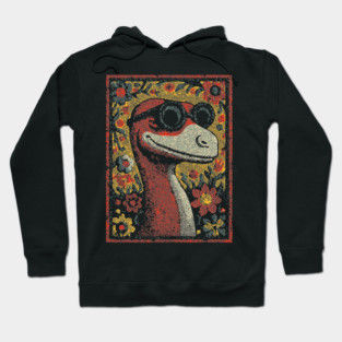 Whimsical Raptor | The Friendly Cretaceous Character Hoodie