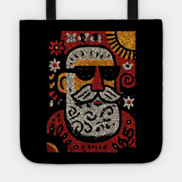 Retired Santa | Christmas in July Tote by TuncGK
