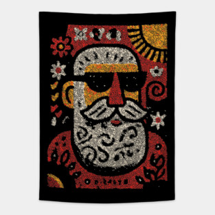 Retired Santa | Christmas in July Tapestry
