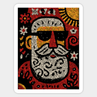 Retired Santa | Christmas in July Magnet