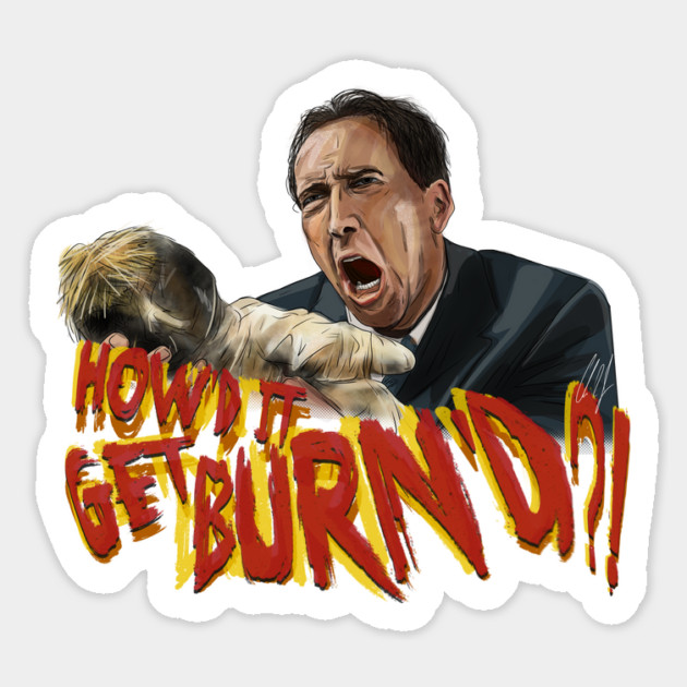 Wicker Man: How'd it get BURN'D?! Magnet by 51Deesigns