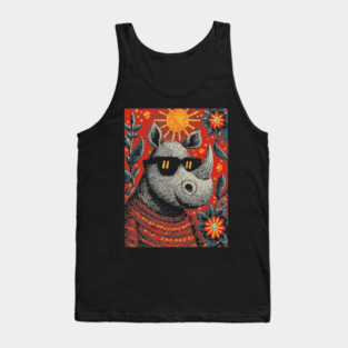 Cool Rhino | The Gentle Giant Graphic Tank Top