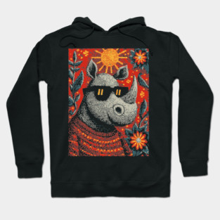 Cool Rhino | The Gentle Giant Graphic Hoodie