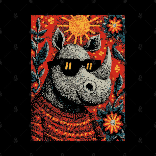 Cool Rhino | The Gentle Giant Graphic by TuncGK