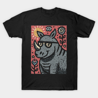 Pop Art Rhino | The Urban Safari Graphic T-Shirt
