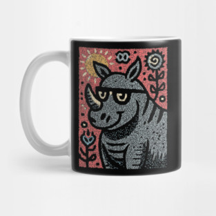 Pop Art Rhino | The Urban Safari Graphic Mug