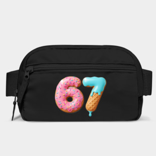 Six Seven Ice Cream Drip – Cool Meme 67 Funny Number Donut and Cone Design Bag