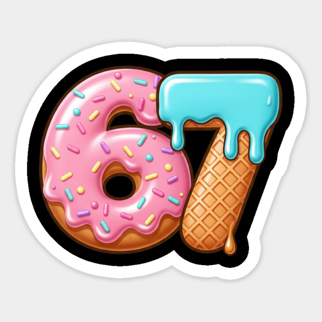 Six-Seven-Ice-Cream Magnet by ArtistTee ⭐⭐⭐⭐⭐