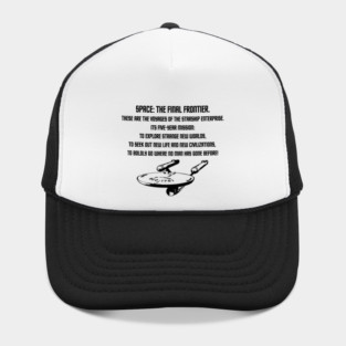 STAR TREK - show intro Trekker Trekkie Hat