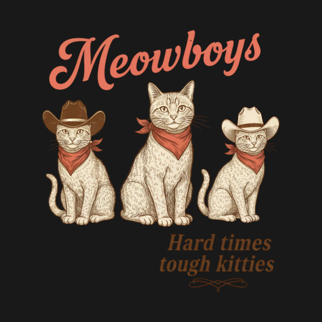 Meowboys by ArtistTee ⭐⭐⭐⭐⭐